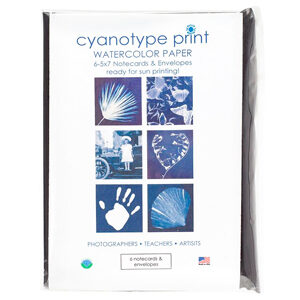 Fotoimpex Cyanotype Blue Sunprint 5x7 Notecard Kit