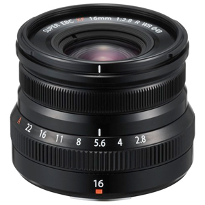 Fujifilm 16mm F2.8 R WR Fujinon XF Lens Black