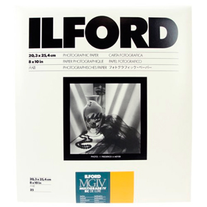 Ilford Multigrade IV RC Satin 8x10 Inch Paper - 25 Sheets