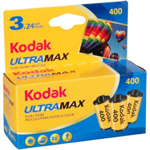Kodak Ultra Max 400 24 Exposure 35mm Film (3 Pack)