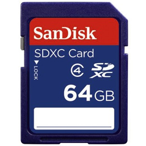Sandisk 64GB SDXC Memory Card