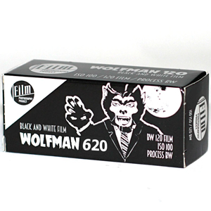FPP Wolfman ISO 100 620 Black & White Film (Single Roll)