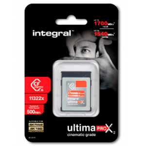 Integral 256GB UltimaPro X2 CF Express B Cinematic Grade Card
