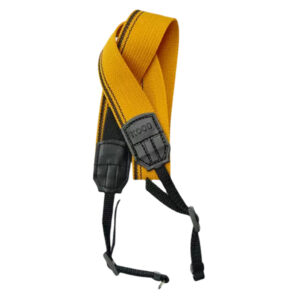 Kood Plain Wide Camera Neck Strap - Yellow / Black