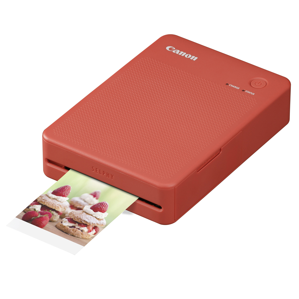 Canon Selphy QX20 Portable Colour Photo Printer Terracotta Red