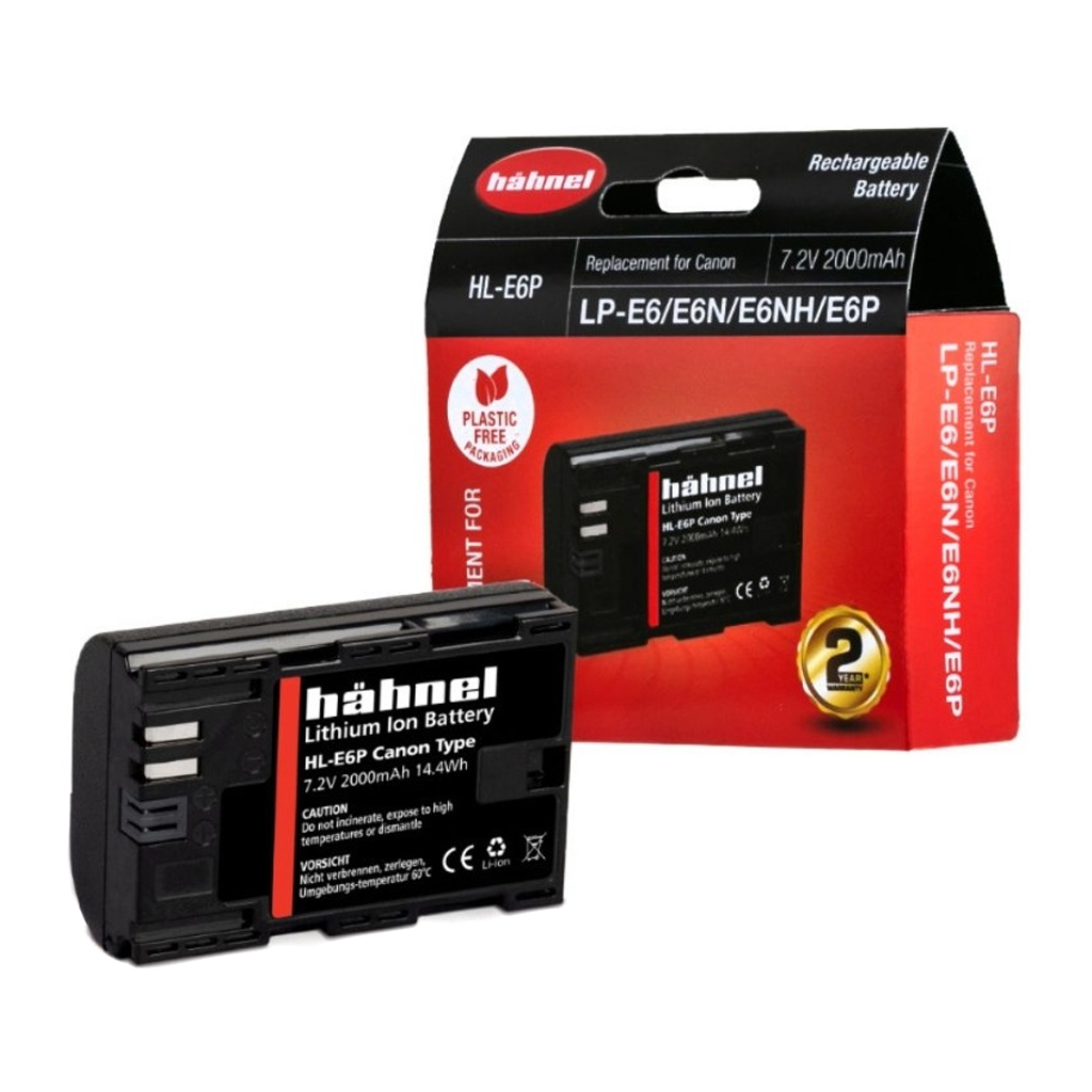 Hahnel HL-E6P (Canon LP-E6P) Lithium Ion Rechargeable Battery