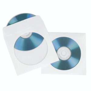 Hama CD / DVD / Blu-Ray Protective Paper Sleeves (Pack Of 100)