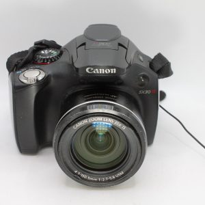 Canon PowerShot SX30 IS Black Digital Bridge Camera (Used)