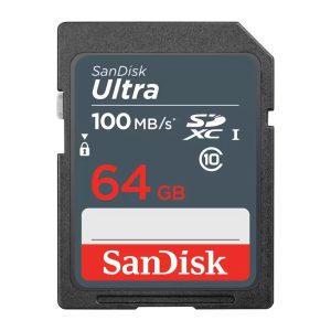 SanDisk 64GB Ultra SDHC UHS-I Memory Card (100MB|s)