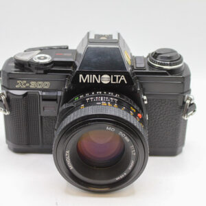 Minolta X-300 + 50mm F1.7 Lens 35mm Film Camera. (Used)