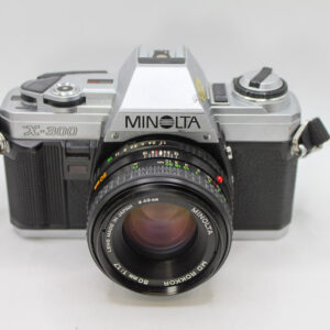 Minolta X-300 + 50mm F1.7 Lens 35mm Film Camera. (Used)