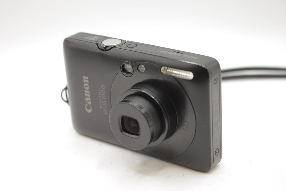 Canon Ixus 100 IS Black Digital Compact Camera (Used)