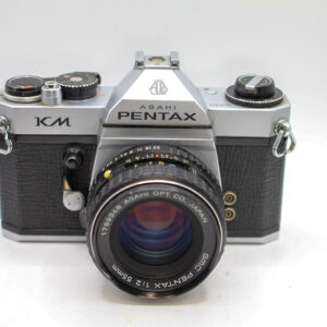 Pentax KM with 50mm F2 Lens. 35mm Film Camera (USED)