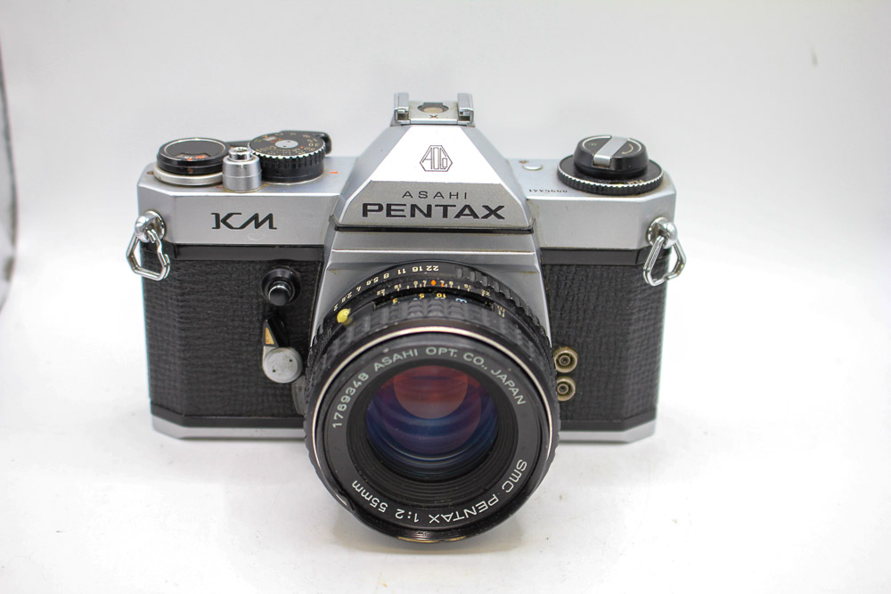 Pentax KM with 50mm F2 Lens. 35mm Film Camera (USED)