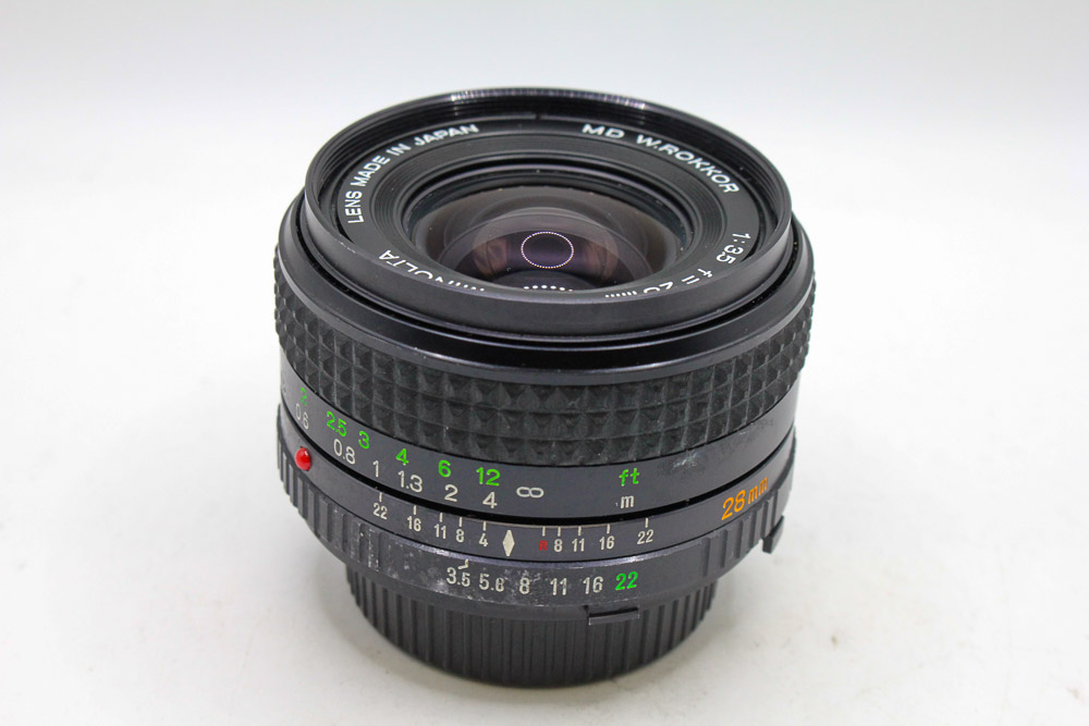 Minolta MD Rokkor 28mm F3.5 Prime Lens (USED)