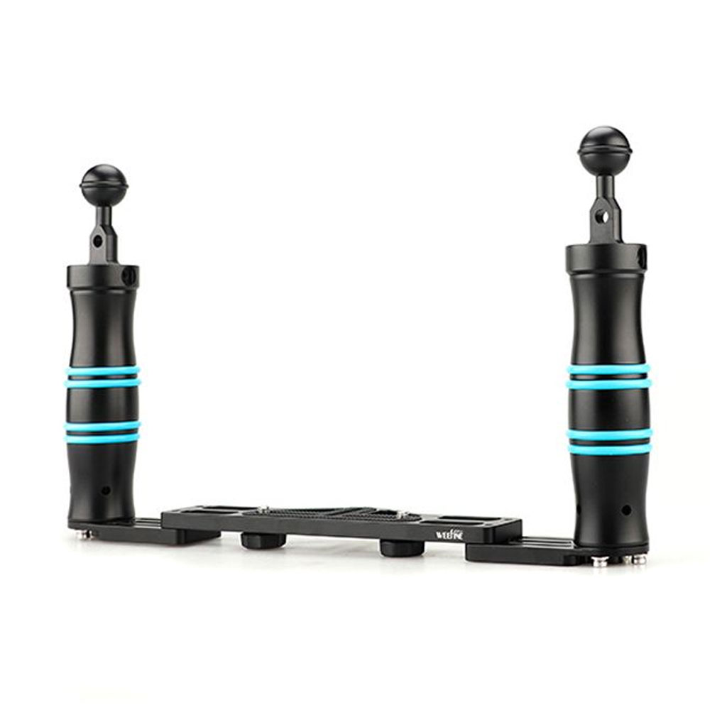 Weefine Aluminium Dual Tray With Handles And 1" Ball Mounts